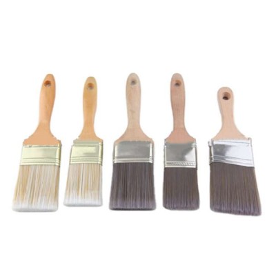 Paint brush with wood handle clean brush set