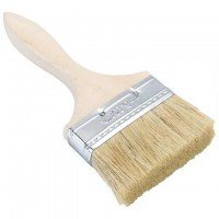 Pig hair wooden brush for oil paint wall paint, fine texture feel soft not wool brush, different size brush/