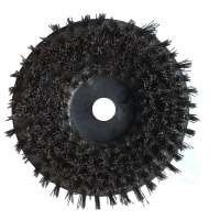 Wire steel 8inch 200mm circular brush for floor  diamond circular abrasive stone brush  concrete tools