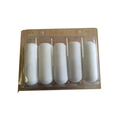 4"white mini foam paint roller sleeve