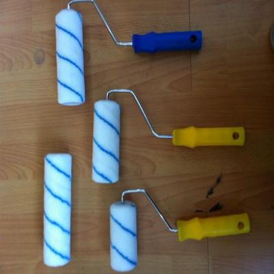 High density plastic handle paint roller